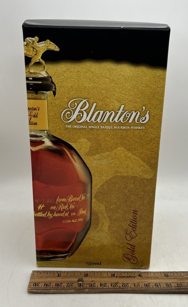 Blanton's Gold Edition Box Only Empty 750 ml
