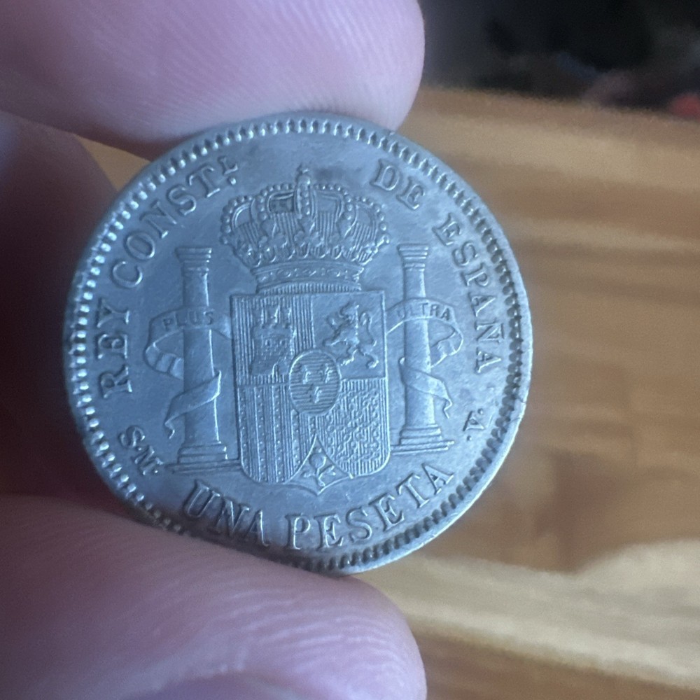 1904 Spain 🇪🇸 Silver 1 Peseta
