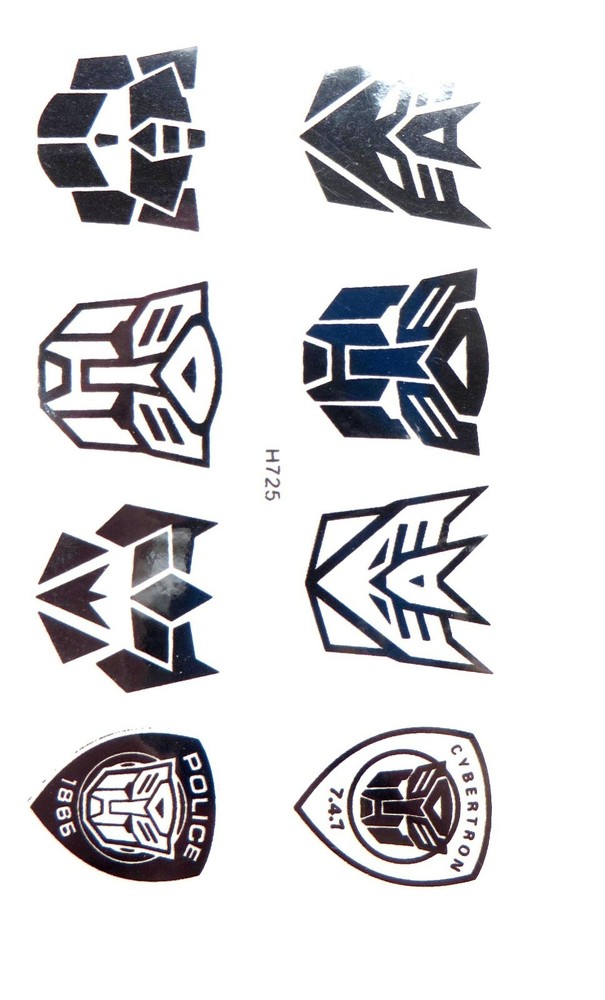 face decor sticker  temporary tattoo