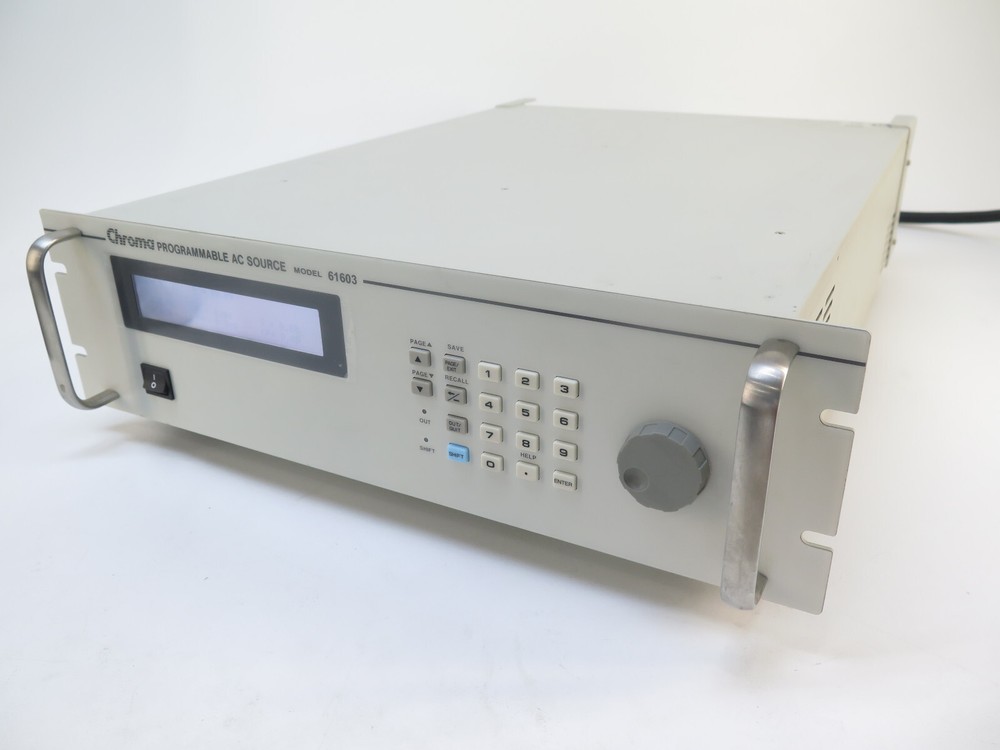 Chroma 61603 Programmable AC Power Source 300V/1KHZ/1500VA