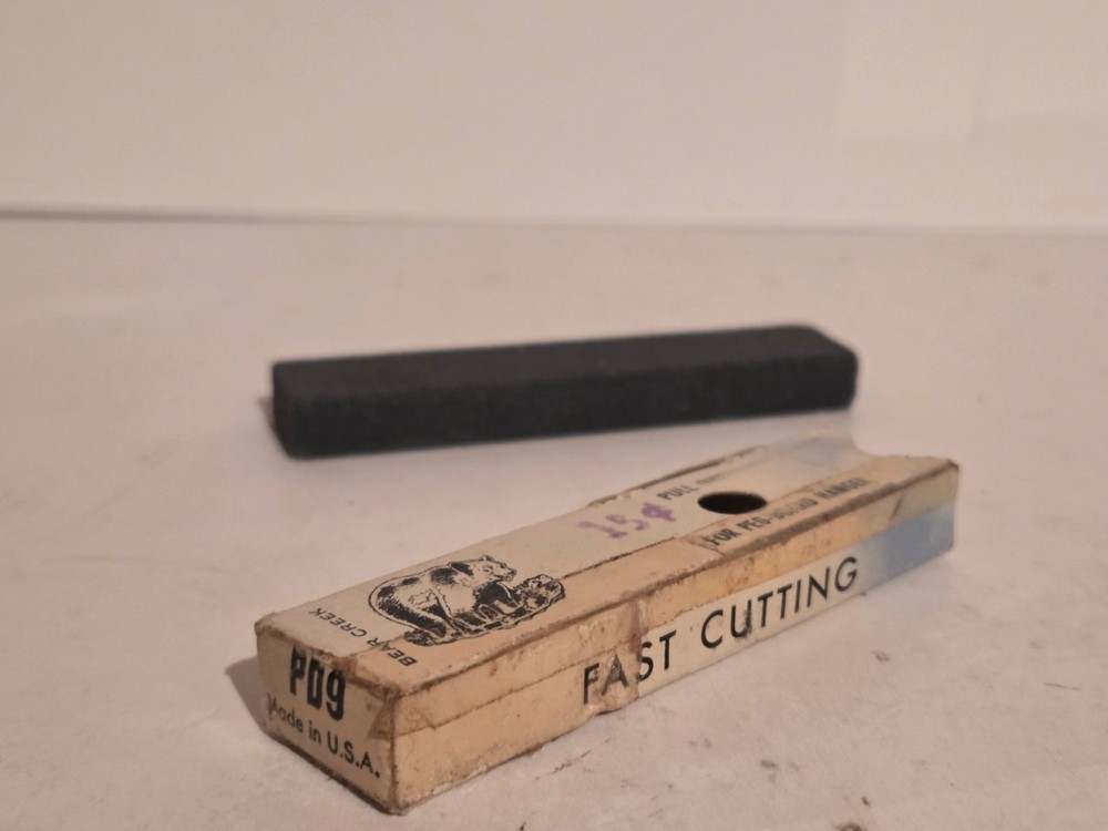 Vintage Bear Creek Pocket & Desk Stone Sharpener