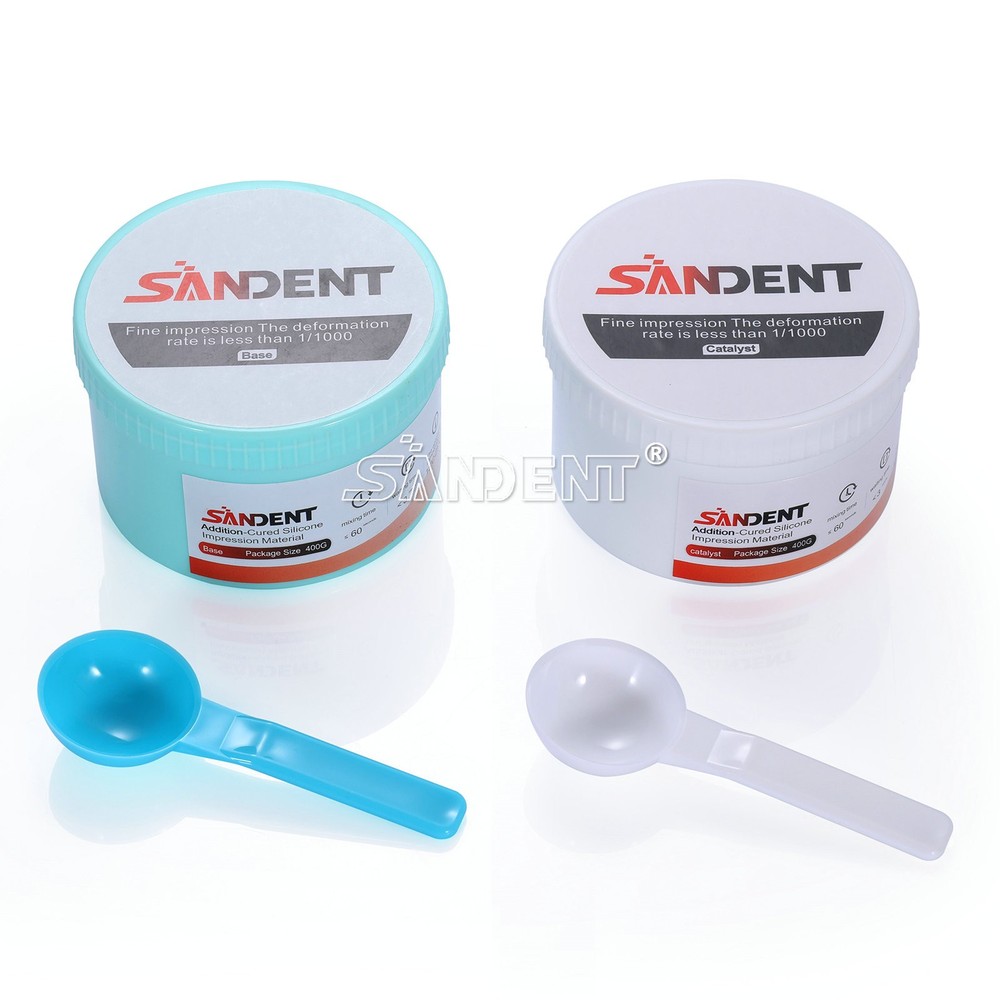 SANDENT Dental Impression Putty VPS Regular Set 2 Pack