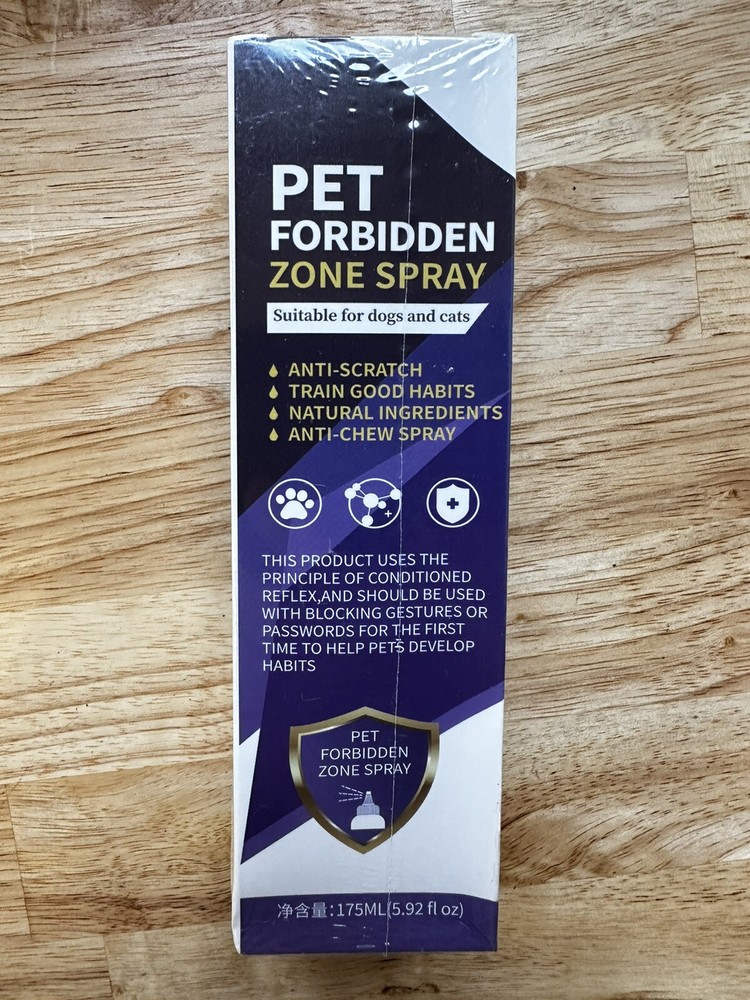 Pet Forbidden Zone Spray 5.92 Fl Oz Bitter Apple