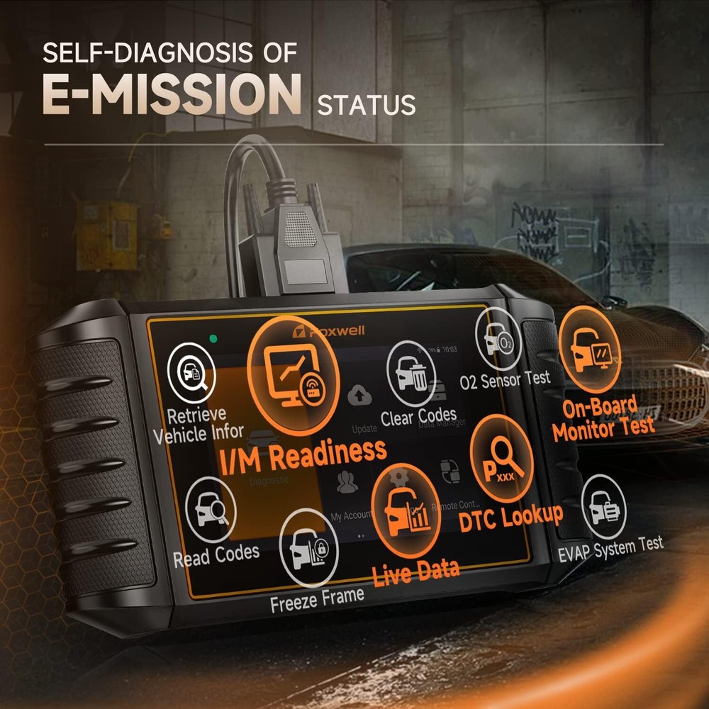 Foxwell NT706 Automotive Scanner Car Diagnostic ABS SRS Engine OBD2 Code Reader