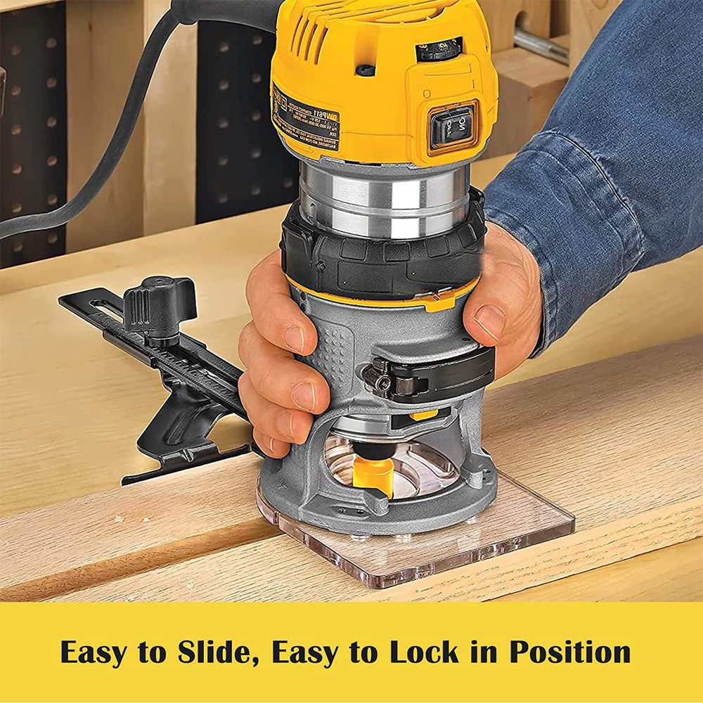 Router Edge Guide for Fixed Base Compact Router (DNP618), Straight Edge Guide fo