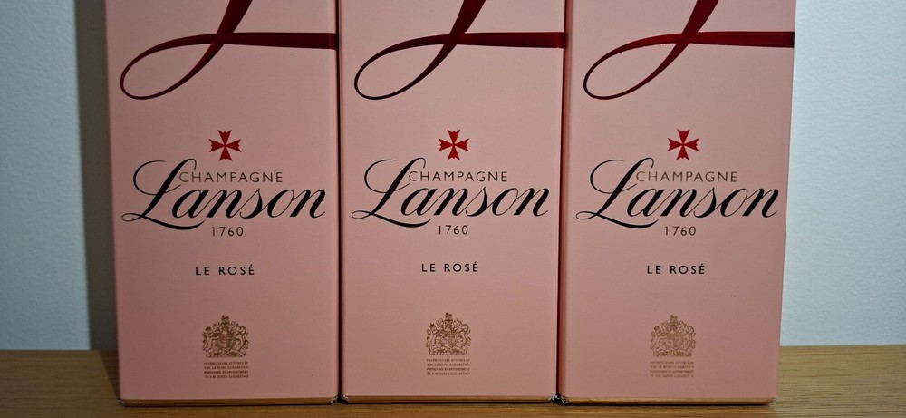 EMPTY LANSON Rosé Boxes x3