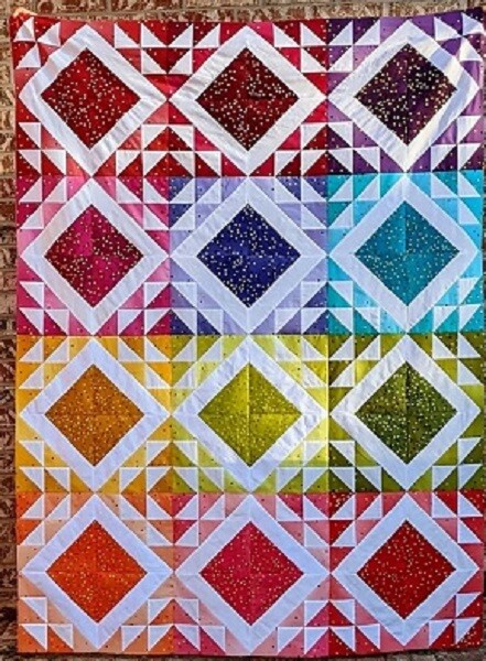 Square Box Quilt Pattern-A Fat Quarter Pattern