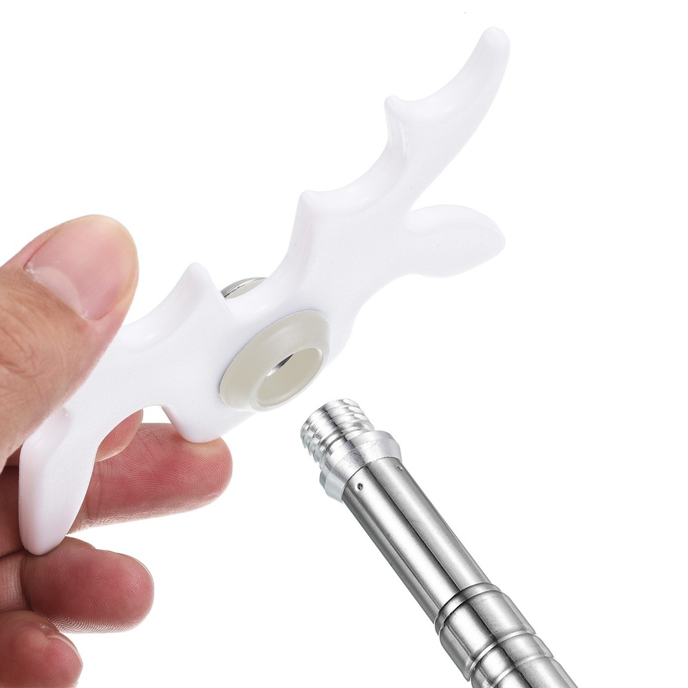 Billiard Stick Bridge Stick, EVA Handle with Plastic Bridge Head, White