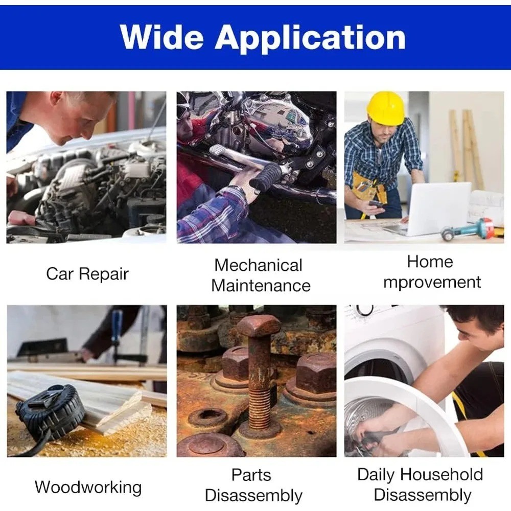 1/4" Mini Double-Ended Quick Socket Ratchet Wrench Rod Screwdriver Bit Tools.