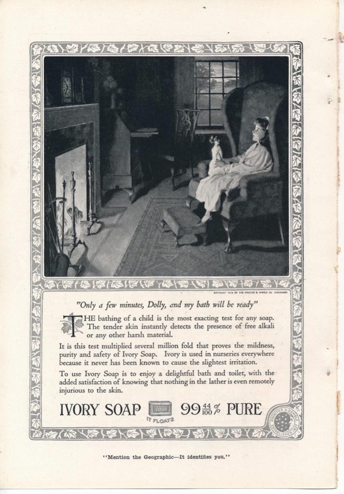 Magazine Ad - 1918 - Ivory Soap  (#1)