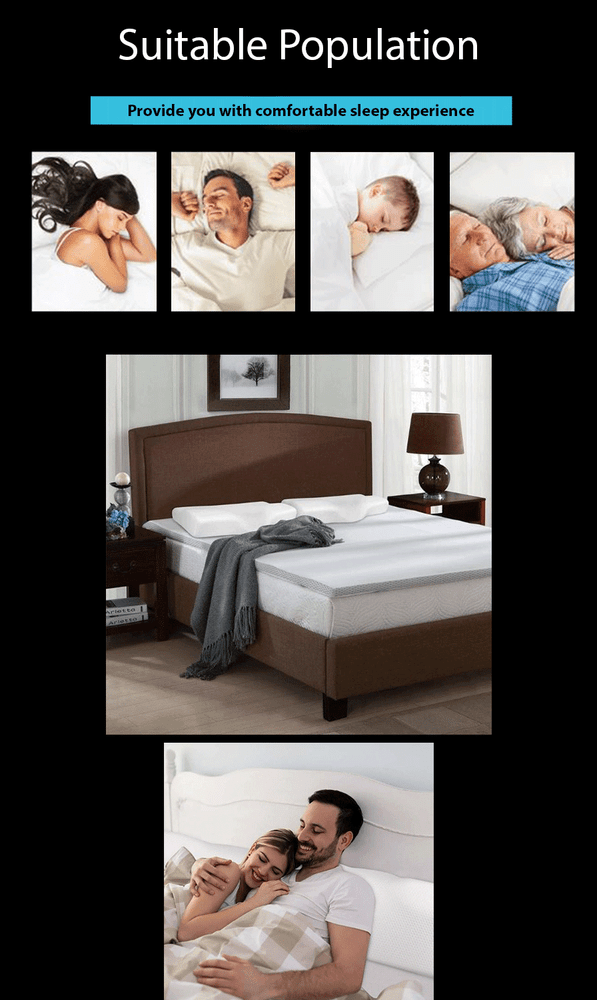 Bedding Pillow Orthopedic Memory Foam- Sleeping Comfortable,Neck Protection-MFBP