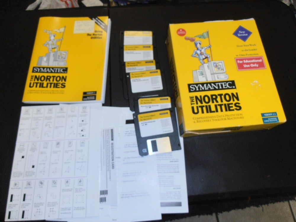 Symantec Norton Utilities version 3.1 (Mac, 1994)