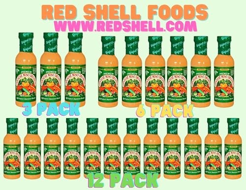 Red Shell Miso Dressing 12 Fl. oz. (Pack of 3)