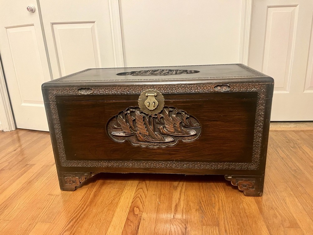 Antique Japanese Trunk