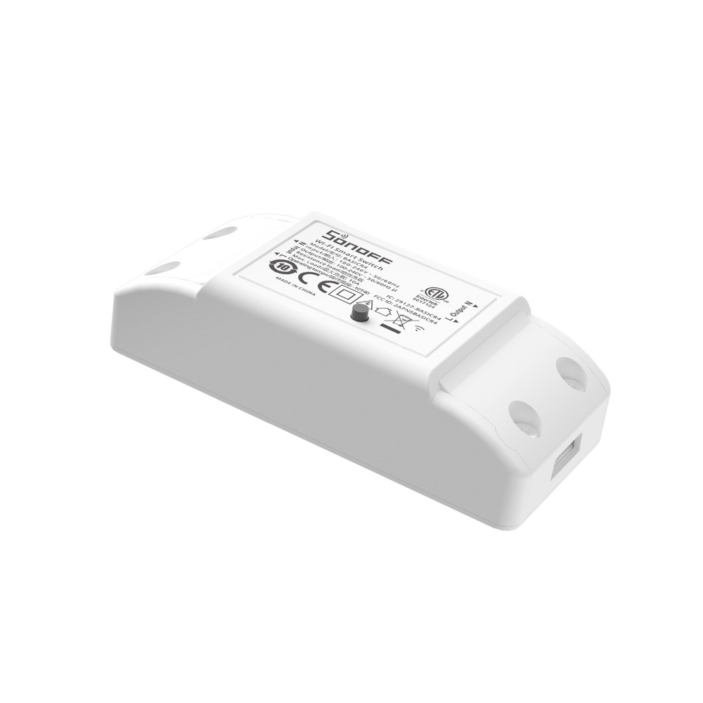 SONOFF BASICR4 WiFi Smart Switch,ESP32 Chip Wireless Relay Switch DIY Module,10A