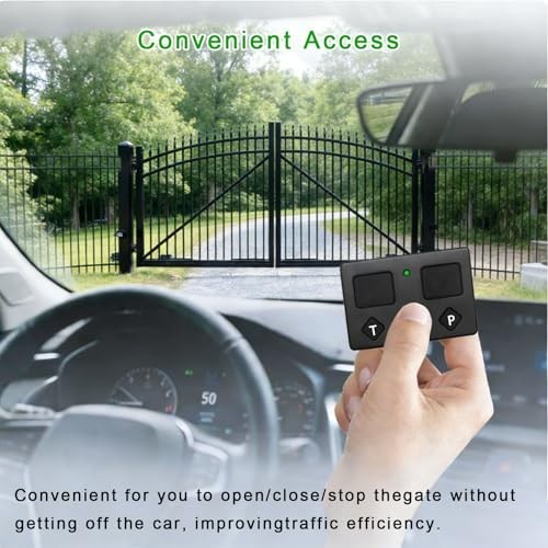 5 Button Remote Transmitter for Automatic Gate Opener Control System Replacement