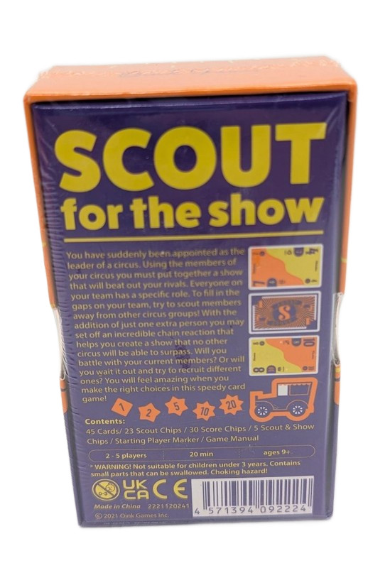 Oink Games Scout Card Game