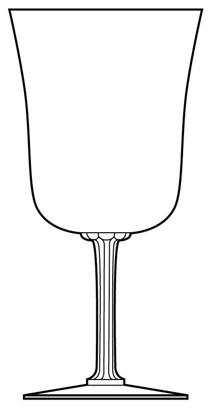 Fostoria Princess Clear  Water Goblet 149210