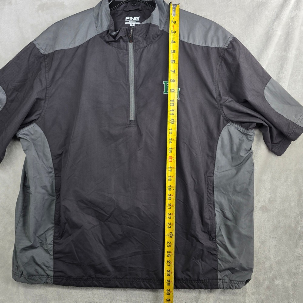 Ping Performance Baylor Bears Golf Pullover Jacket XL Quarter Zip Short Sleeve