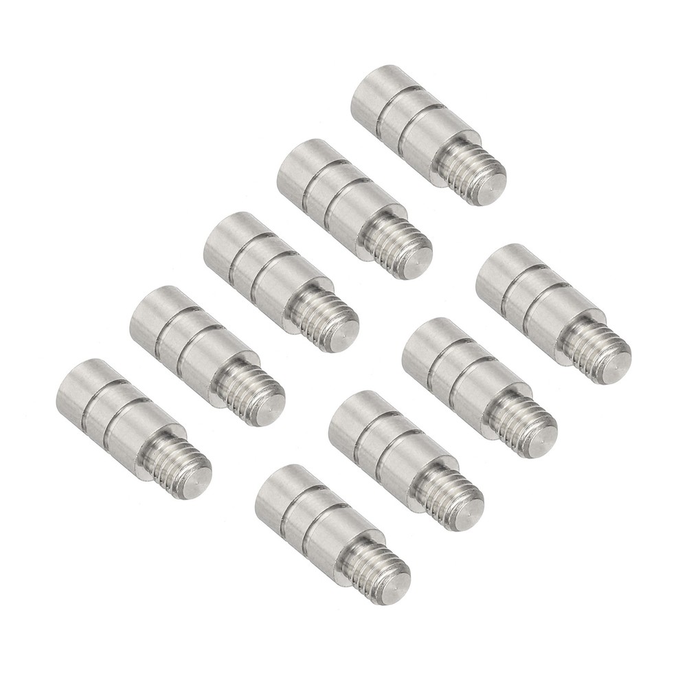 9Pcs Dart Weights 2g Brass Add Accentuator 2BA Thread Silver Tone