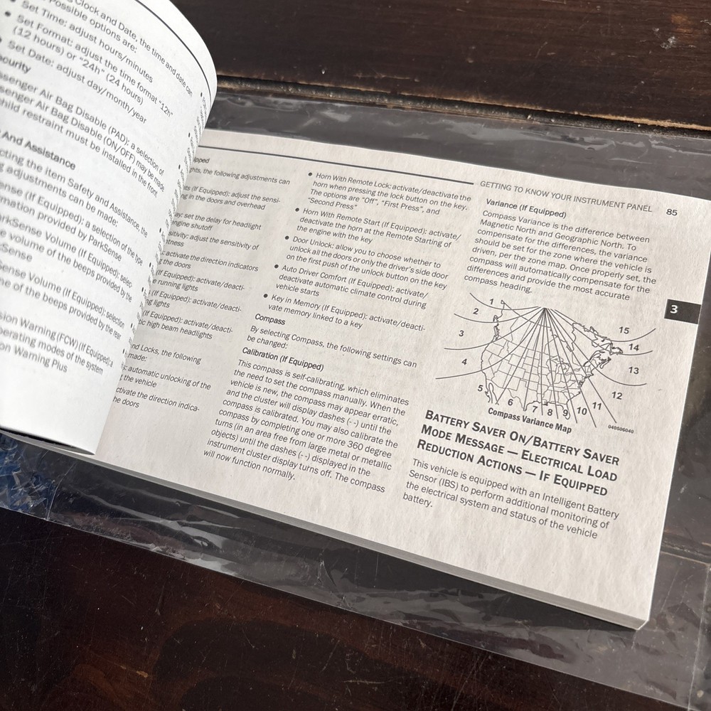 2023 Jeep Compass Owners Manual Excellent Condition