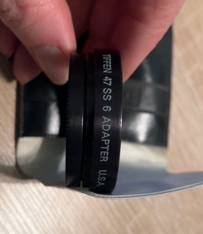 Tiffen 47 SS 6 Adapter with -1/2 lens
