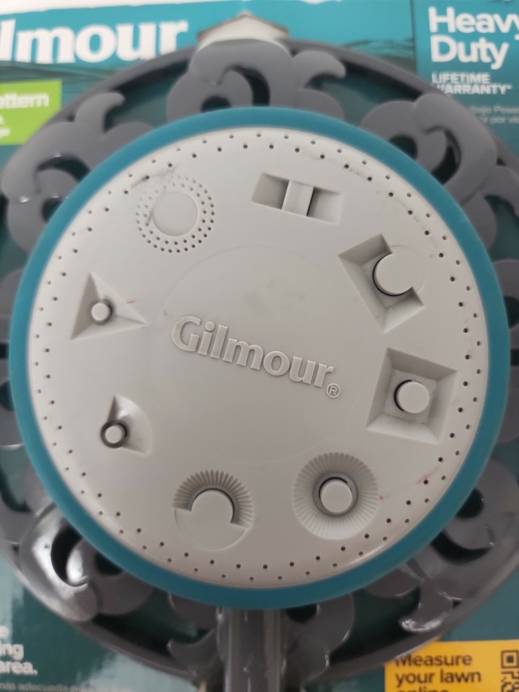 Gilmour Ring Base Multi-Pattern Sprinkler 8 patterns Heavy Duty NEW