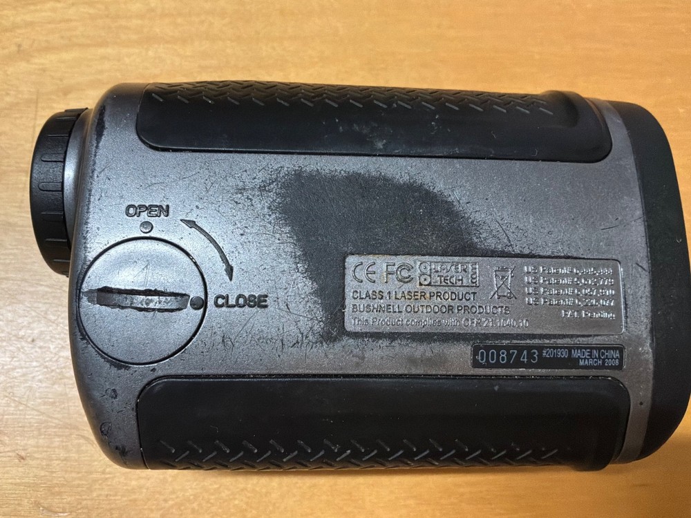 Bushnell Tour V2 Laser Rangefinder Golf Distance Meter Tested Working