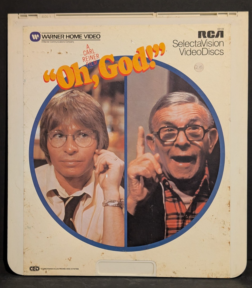 Oh, God! 1977 – RCA SelectaVision VideoDisc (CED)