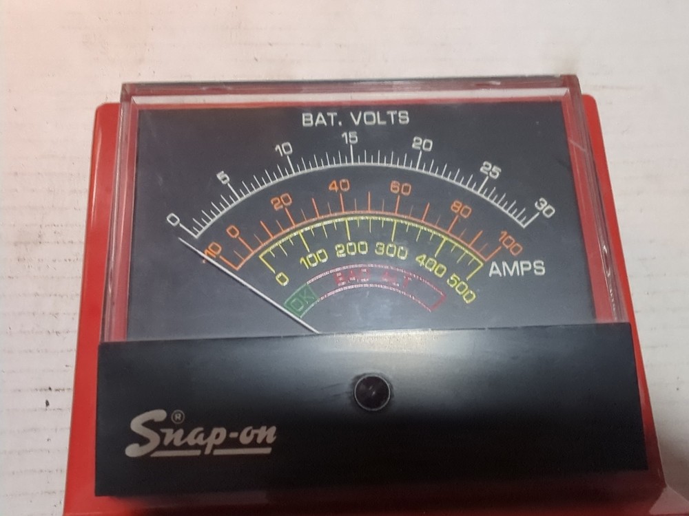 Vintage Snap-On Inductive Volt-Amp Meter MT 952, UNTESTED