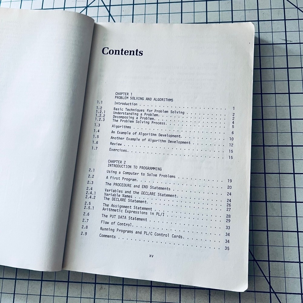 Problem Solving & The Computer PL/I (PL/C) Short Wilson 1979 Vintage Computing
