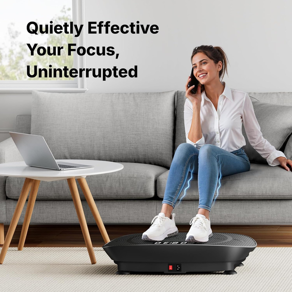 Vibration Plate Exercise Machine, Curved Vibration Plate, Workout Equipment