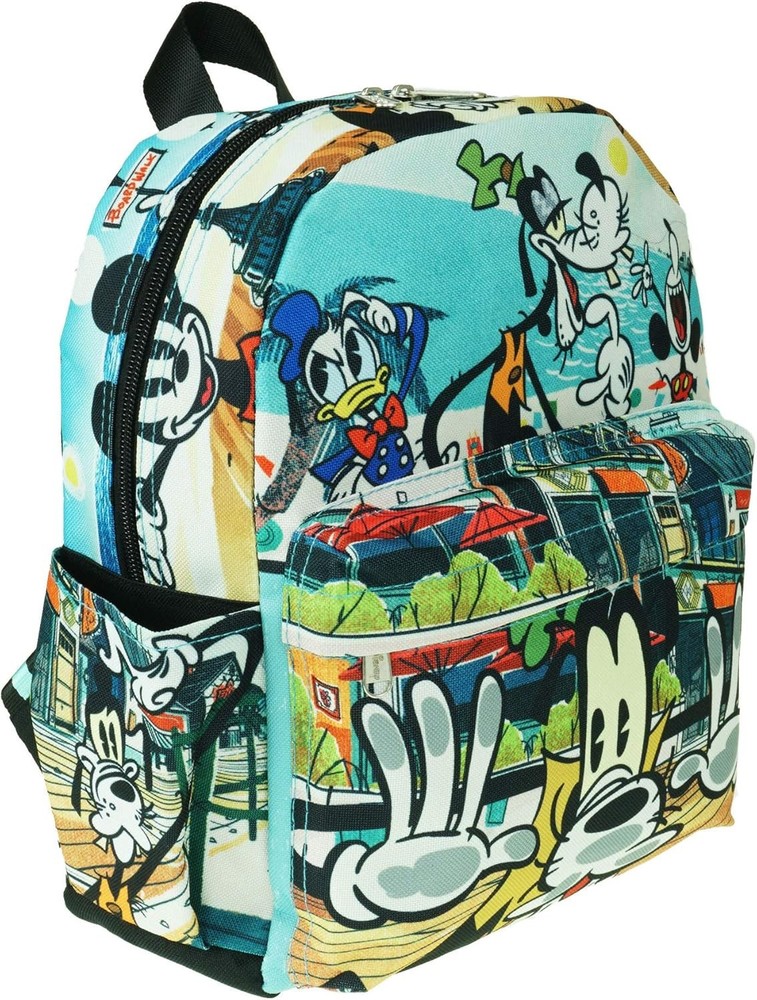 Small Backpack Deluxe - Disney - Oversize Print 12" Goofy A21377