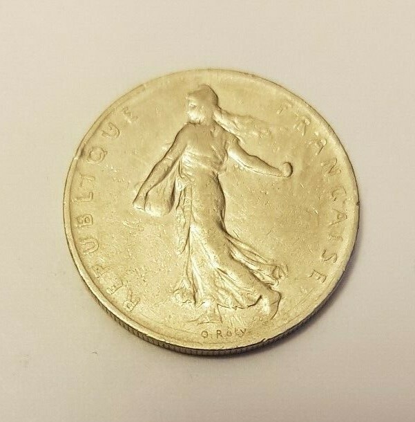 France 1 Franc Coin, 1960
