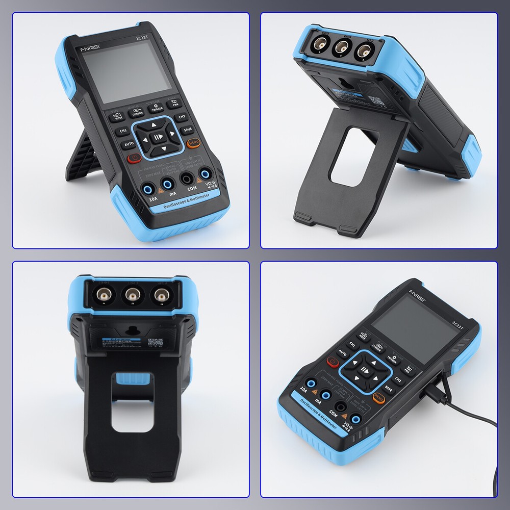 FNIRSI 2C23T Digital Handheld Oscilloscope Multimeter+Function Signal Generator
