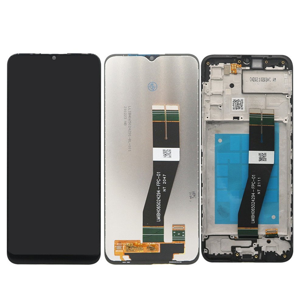 For Samsung Galaxy A02S A025a A025U A025A LCD Display Touch Screen Frame Replace