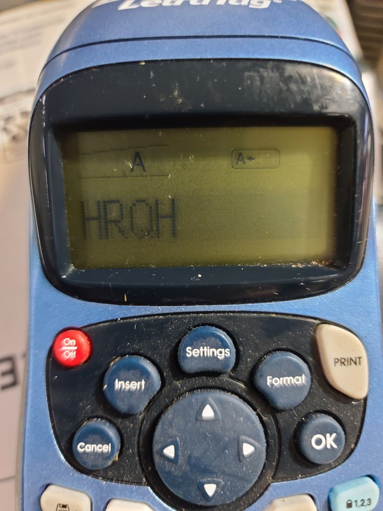 dymo letratag label maker handheld tested works