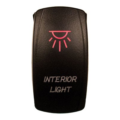 Dragonfire Racing LED Accessory Switch Interior Light Red Light