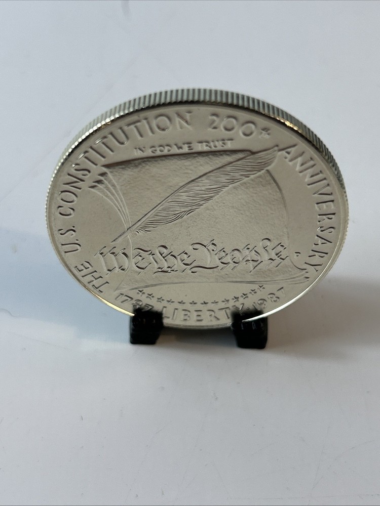 1987 P Constitution Bicentennial Silver $1 MS