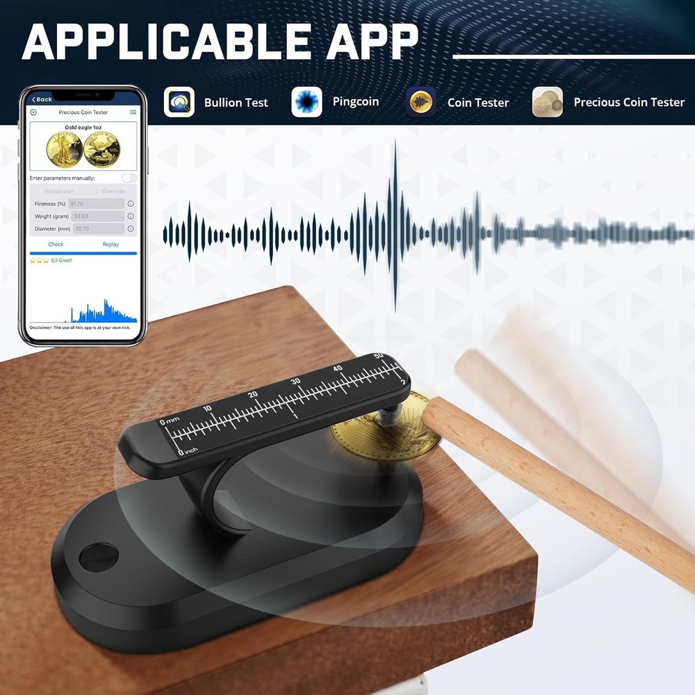 Accurate Coin Authenticity Tester with Materials and Simple Design
