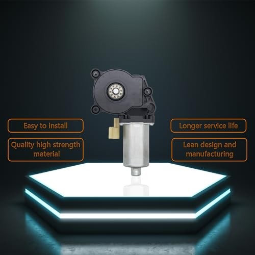 2 pins Front Left Driver Side Power Window Motor Compatible with Dodge Ram