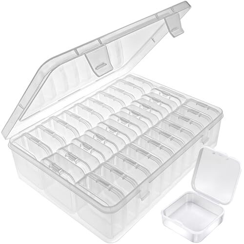 Bead Organizer Box, 3Pcs Small Bead Organizers and Storage Plastic Cases 1