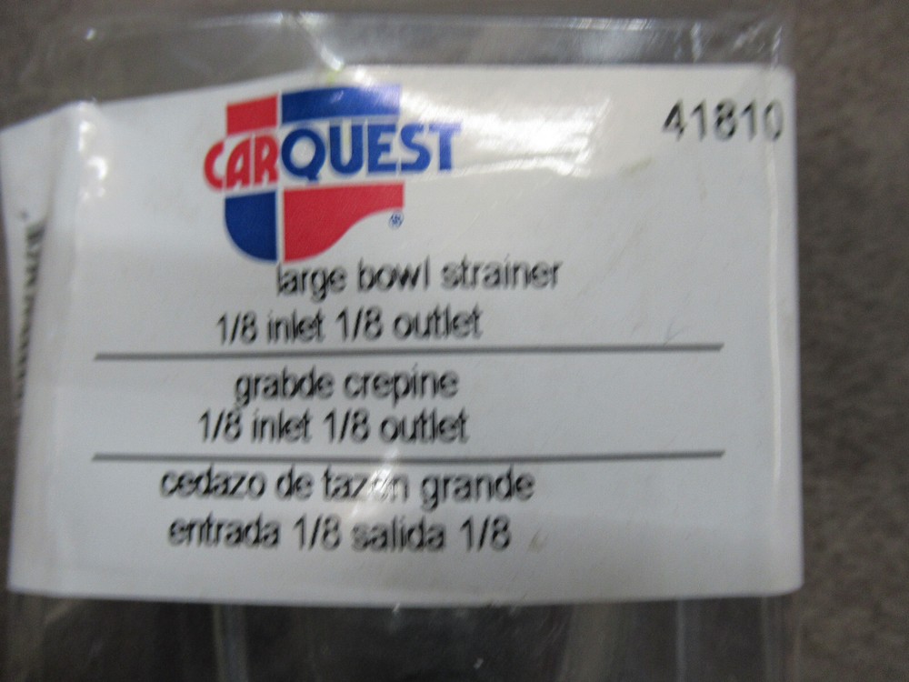 CARQUEST 41810 LARGE BOWL STRAINER