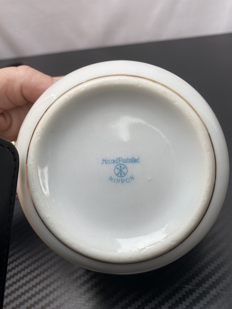 Hand Painted Nippon Morimura Creamer Beading w/ Fine Gilt Work