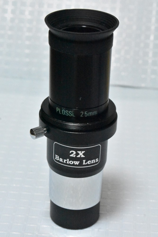Plössl 25mm +Barlow Lens 2x Sleeve 31.7mm