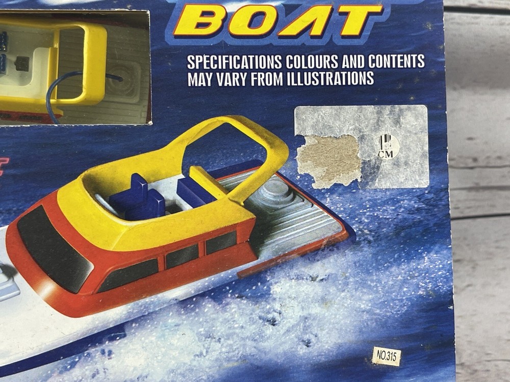 Vintage Speed Boat Powered 1:64 Scale Workmanship Full Function Radio Control