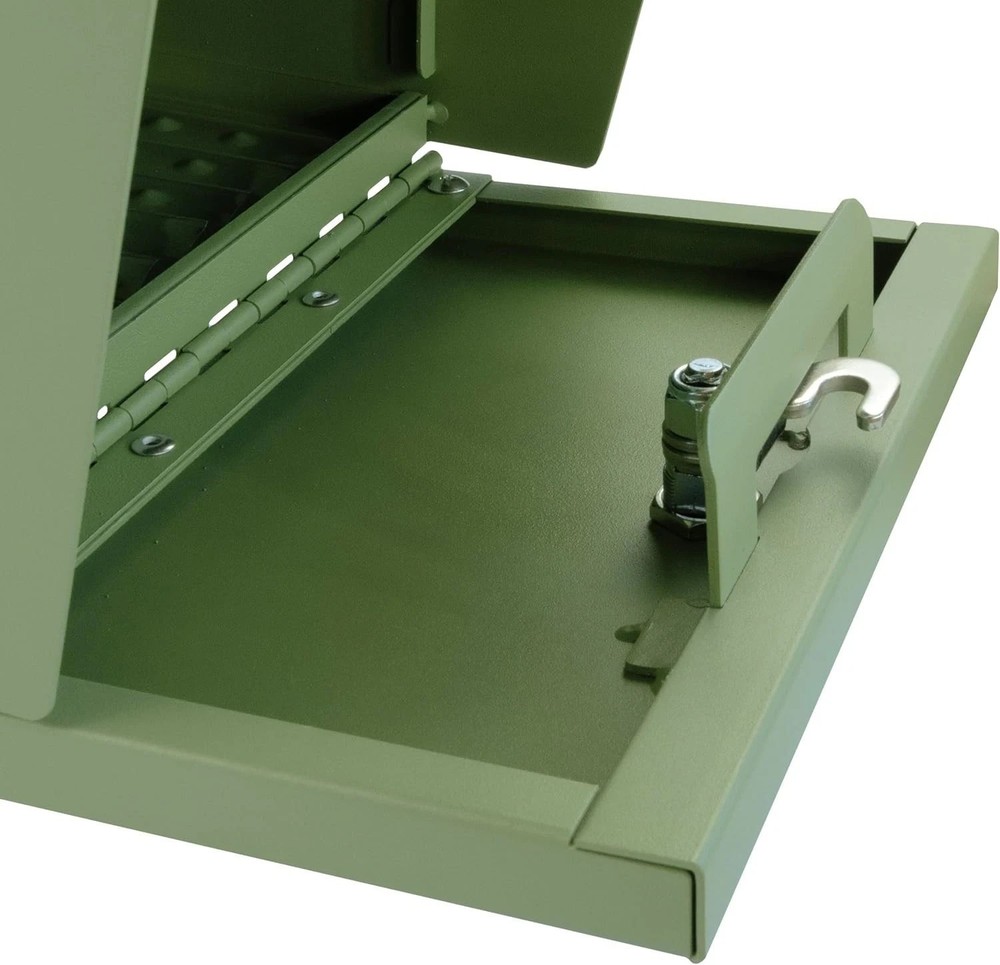 Sage Green Locking Security Mailbox - Protect Your Mail with Modern Elegance