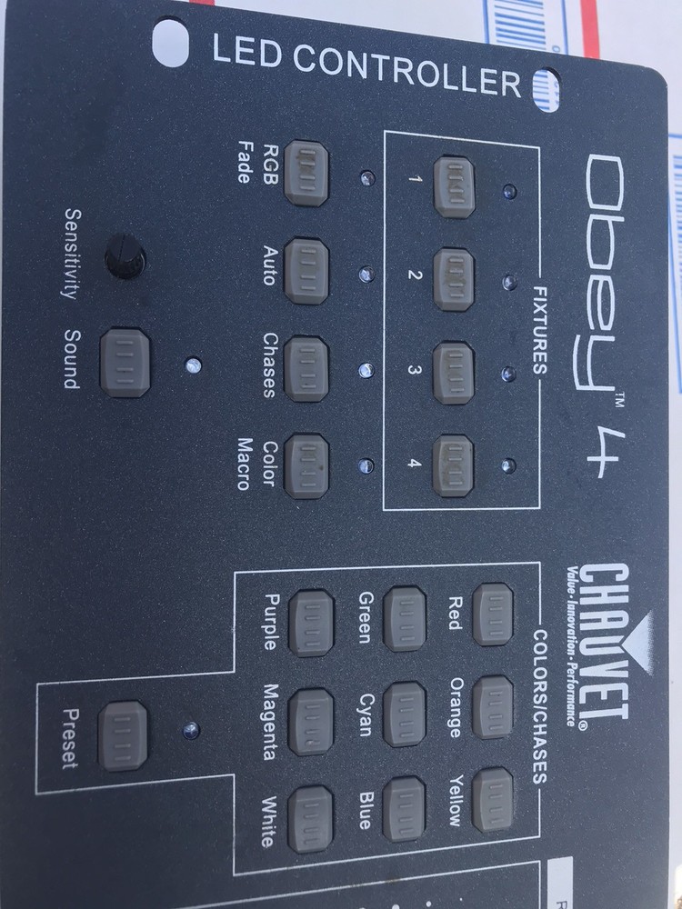 Chauvet Obey 4 Compact DMX Controller With Power Supply