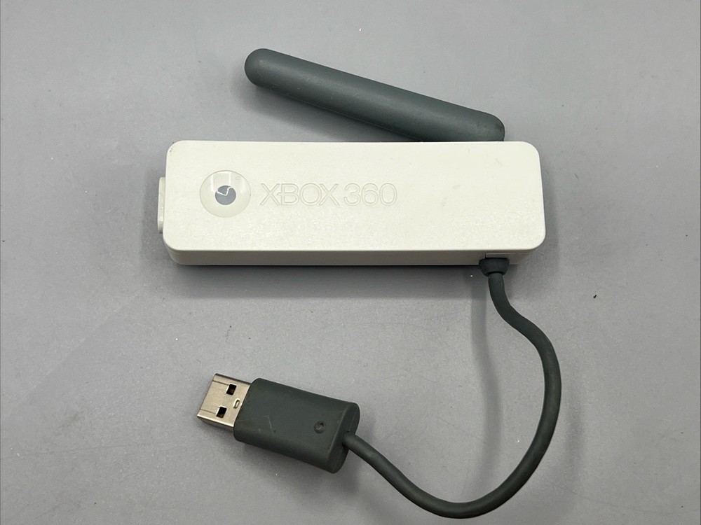 Official Microsoft Xbox 360 Wireless Networking Adapter Internet WiFi {READ}
