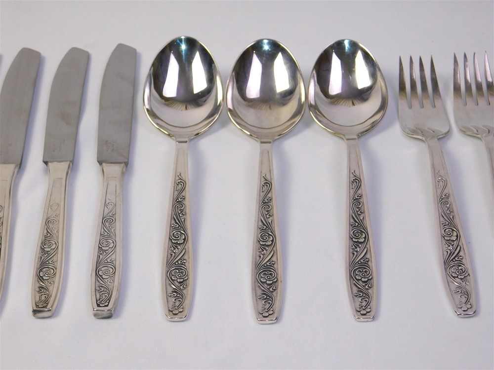 21 Pcs Vintage 1960s Russia Soviet-era Flatware Set In Box